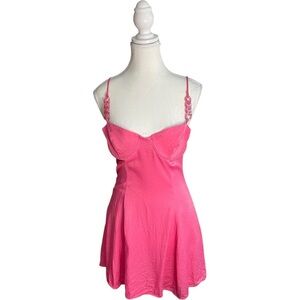 polka dot mini dress near me Women's Red Print Hayley Mini Dress Red Polka Dot in Size XL by Outcast